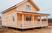 Полутораэтажный каркасный дом «Нева» 12х7,5