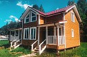 Полутораэтажный каркасный дом 12х7,5м. в Новгородской области.