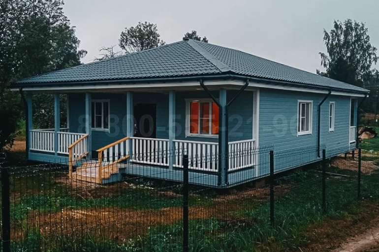 Одноэтажный каркасный дом «Арда» 13,5х9