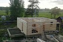 Одноэтажный дом из бруса 12 на 8 м.