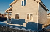 Полутораэтажный каркасный дом «Сена» 10х7.5