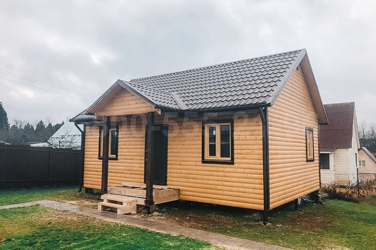 Одноэтажный каркасный дом «Нолгаш» 8х6