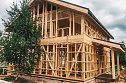 Каркасный двухэтажный дом 10 на 10 м. с эркером.