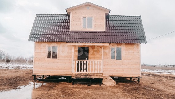 Отзыв о строительстве каркасного дома 6 на 9 м. по нашему проекту “Теблешка” во Владимирской обл.