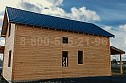Каркасный двухэтажный дом 12 на 7,5 м. в Ленинградской области.
