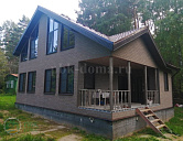 Каркасный дом 12х9 м.