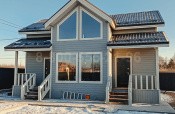 Полутораэтажный каркасный дом «Сена» 10х7.5