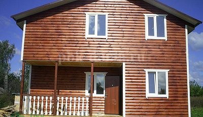 Каркасно-щитовой дом 6 на 8 м.