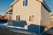 Полутораэтажный каркасный дом «Сена» 10х7.5