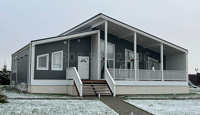 Одноэтажный каркасный дом 15х15м. в Московской области.