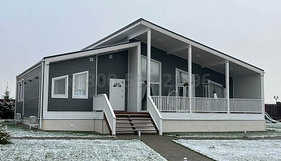 Одноэтажный каркасный дом 15х15м. в Московской области.