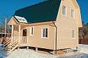 Каркасный дом 9х6м с мансардой в Московской области.