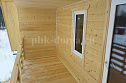 Двухэтажная баня из бруса 6х6м в Московской области.