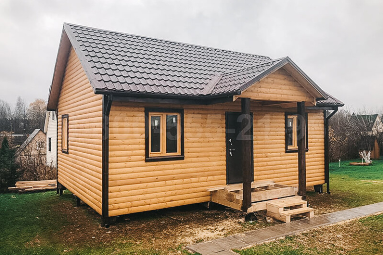 Одноэтажный каркасный дом «Нолгаш» 8х6