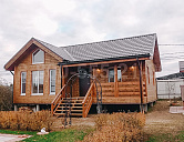 Одноэтажный каркасный дом 10х7,25м. в Тульской области.