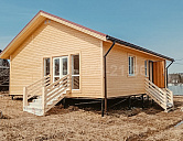 Каркасный дом 10х8м по индивидуальному проекту в Московской области.