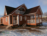 Баня из бруса 12х7,5 м по нашему проекту.