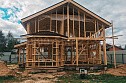 Каркасный двухэтажный дом 10 на 10 м. с эркером.