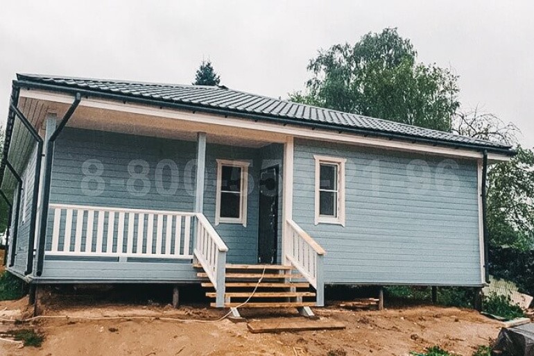 Одноэтажный каркасный дом «Арда» 13,5х9