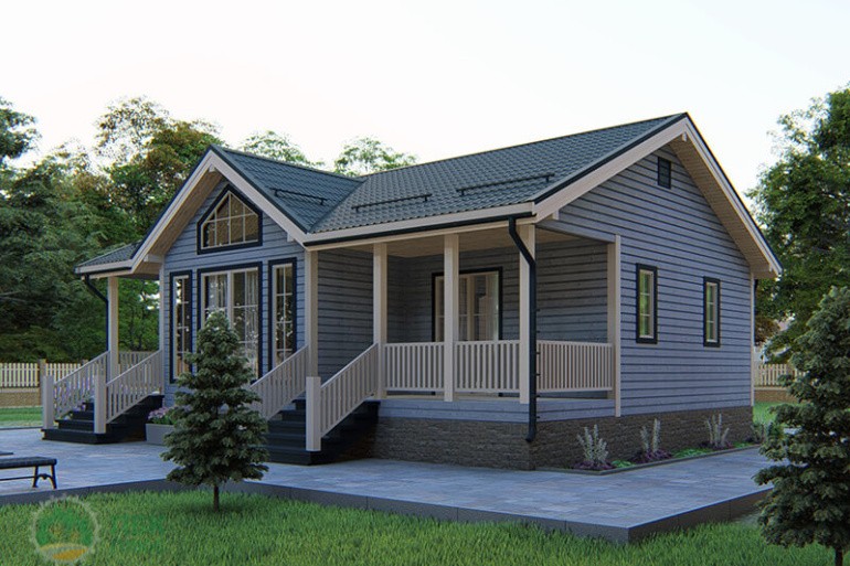 Одноэтажный каркасный дом «Нил» 11 на 8,5