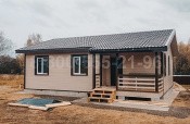 Одноэтажный каркасный дом «Витимкан» 11х11