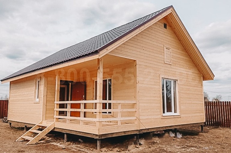 Одноэтажный каркасный дом «Рейн» 10х8