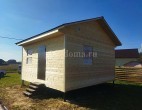 Одноэтажный каркасный дом 6х6м в Ленинградской области