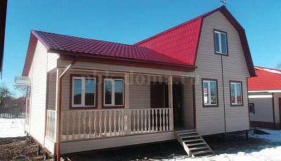 Каркасный дом 10 на 7,5 м.