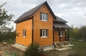 Полутораэтажный каркасный дом «Вычегда» 9х7