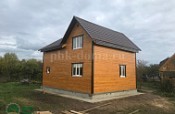 Полутораэтажный каркасный дом «Вычегда» 9х7