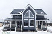Полутораэтажный каркасный дом «Нева» 12х7,5
