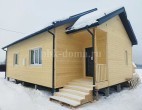Одноэтажный каркасный дом 11х12м в Московской области