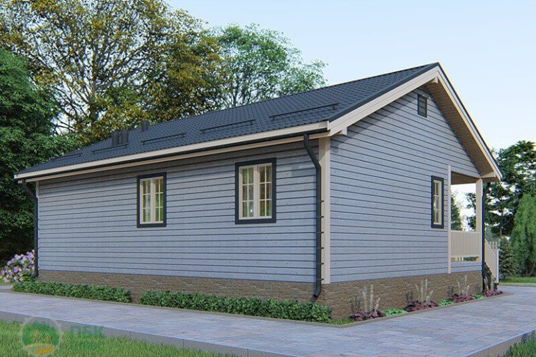 Одноэтажный каркасный дом «Нил» 11 на 8,5