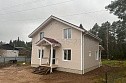 Двухэтажный каркасный дом 12х9м. в Новгородской области.