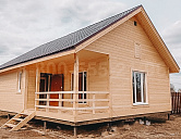 Одноэтажный каркасный дом 10х8м. в Московской области.